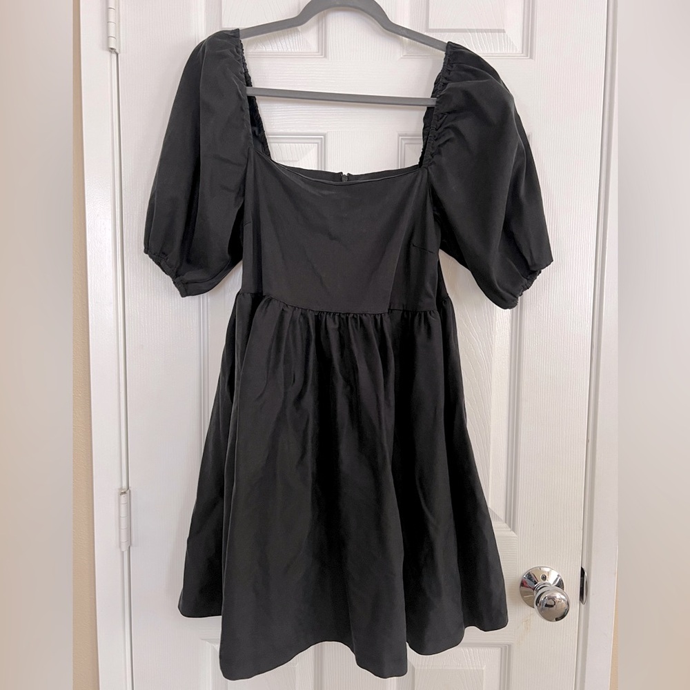 Smash & Tess sunrise mini dress in black